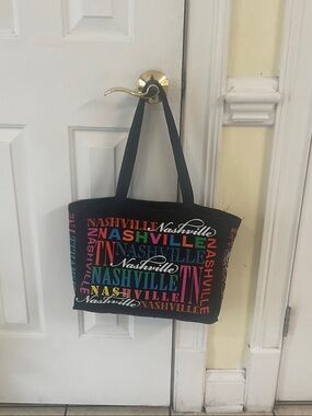 Nashville Multi-Color Canvas Tote Bag